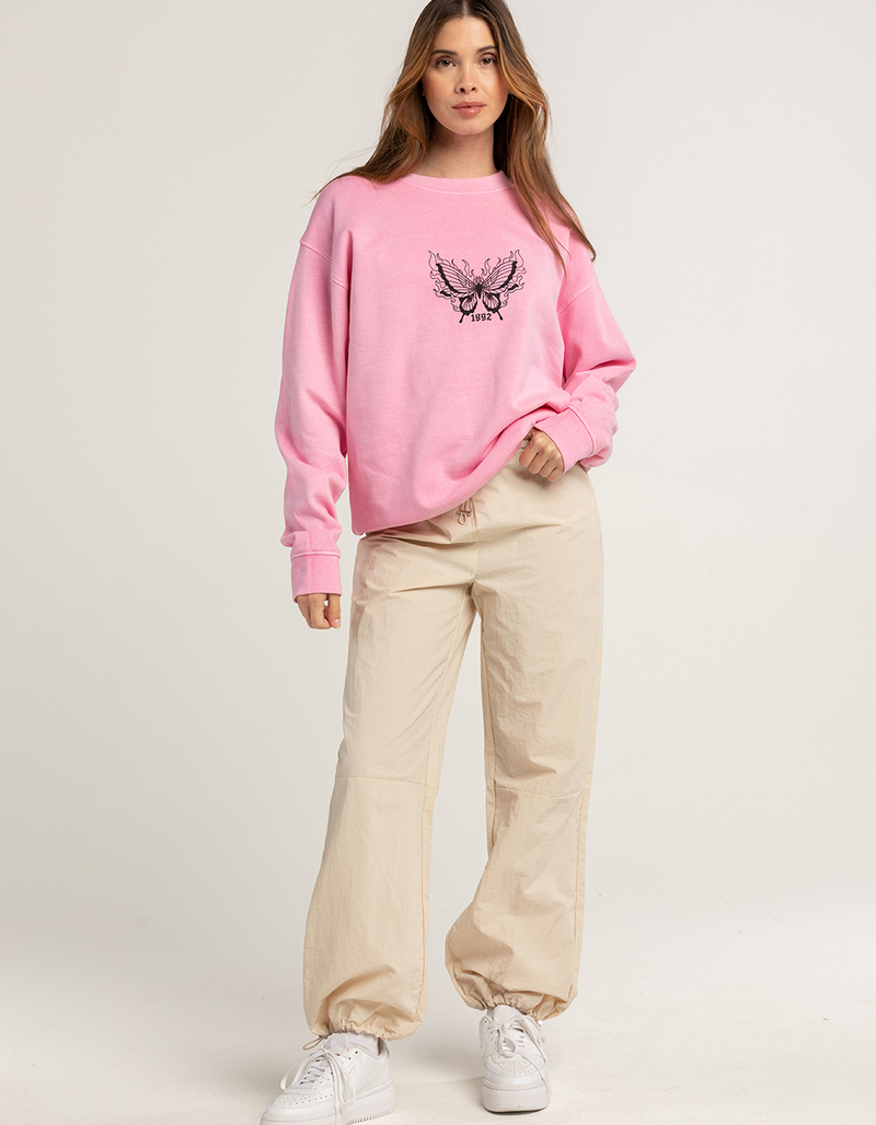 DAISY STREET Washed Leah Womens Sweatshirt image number 3