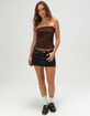 TILLYS Butter Soft Side Slit Womens Tube Top image number 2