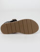SODA Comfort Ankle Strap Girls Black Sandals image number 4