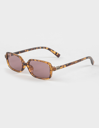 RSQ Rectangle Plastic Sunglasses Primary Image