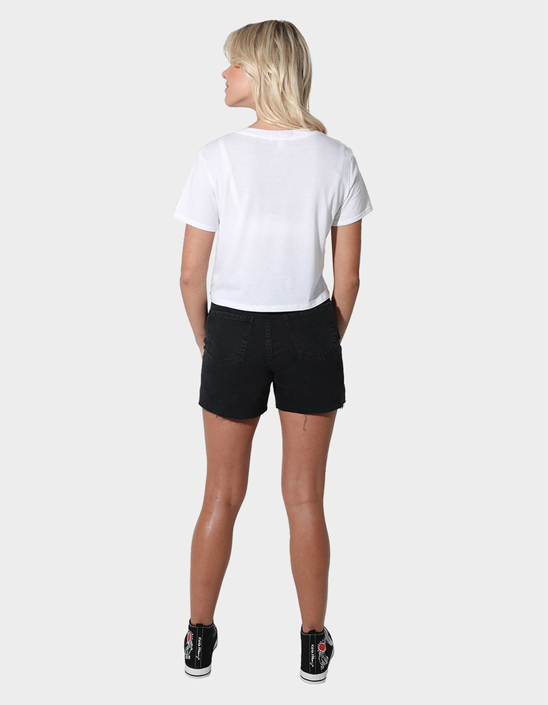 PINK FLOYD Water Color Band Womens Cropped Tee image number 1