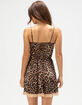 FULL TILT Leopard Print Corset Womens Slip Dress image number 4