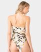 ROXY Tropical Bandeau Adjustable Side Womens One Piece Swimsuit image number 4