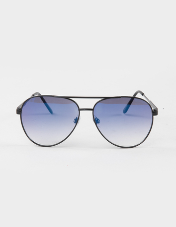RSQ Metal Oval Gradient Sunglasses Alternative Image