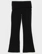 FULL TILT Foldover Flare Girls Leggings image number 2