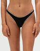 DAMSEL Texture High Leg Bikini Bottoms image number 2