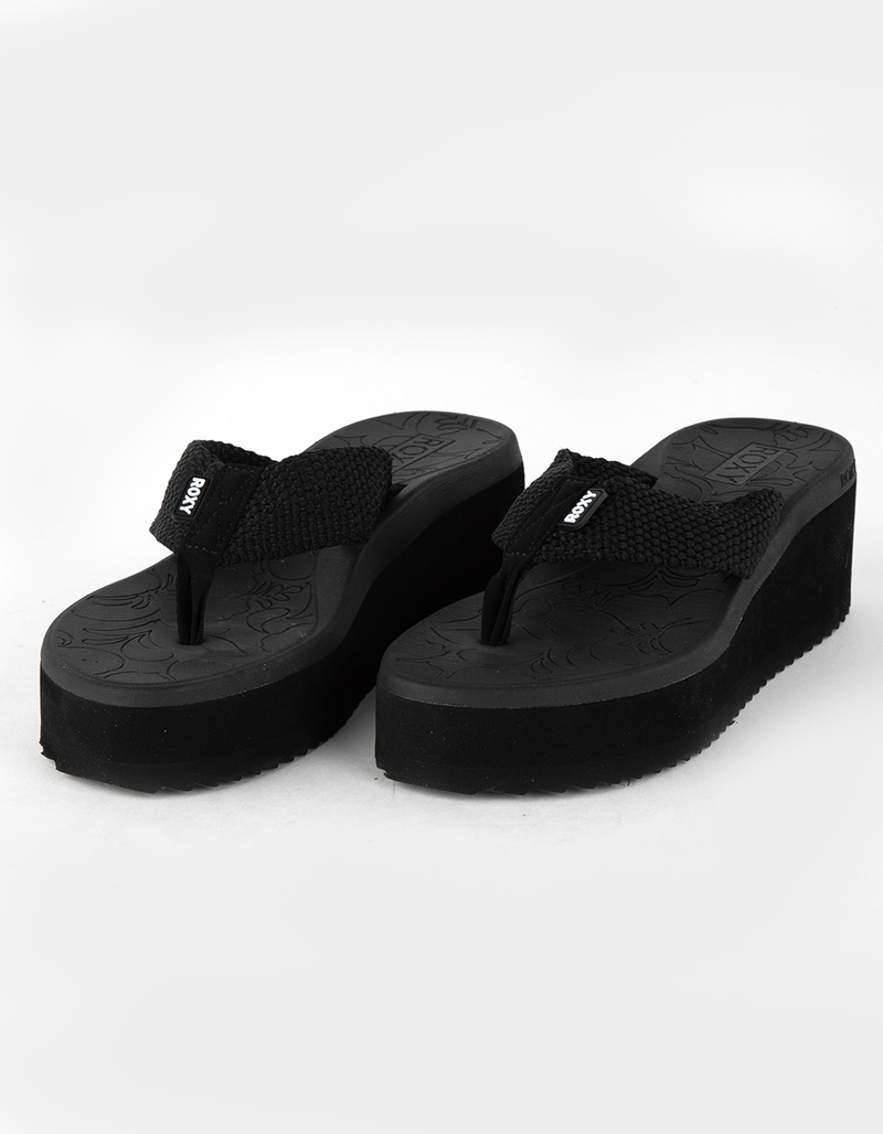 ROXY Kallie Li Womens Wedge Thong Sandals image number 0