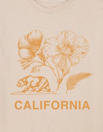 CALIFORNIA Poppy Bear Unisex Kids Tee Alternative Image