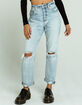 DAZE Loverboy High Rise Womens Boyfriend Jeans image number 2