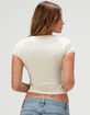 WEST OF MELROSE Button Front Womens Top image number 4