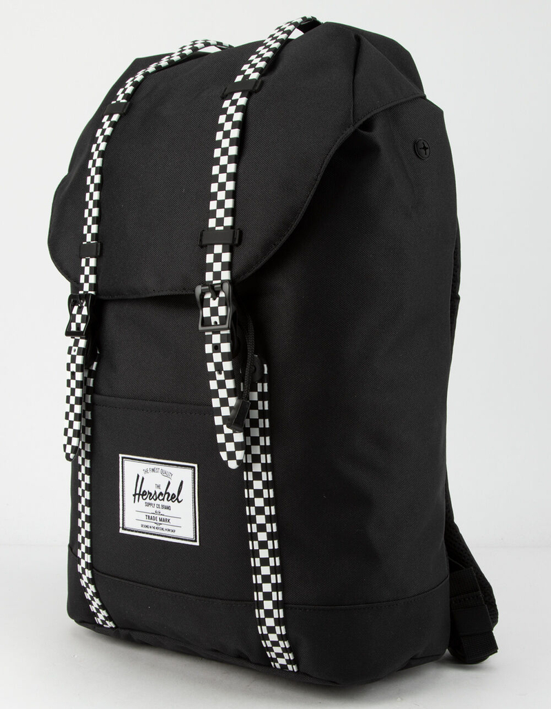 HERSCHEL SUPPLY CO. Retreat Black & Checkerboard Backpack image number 1