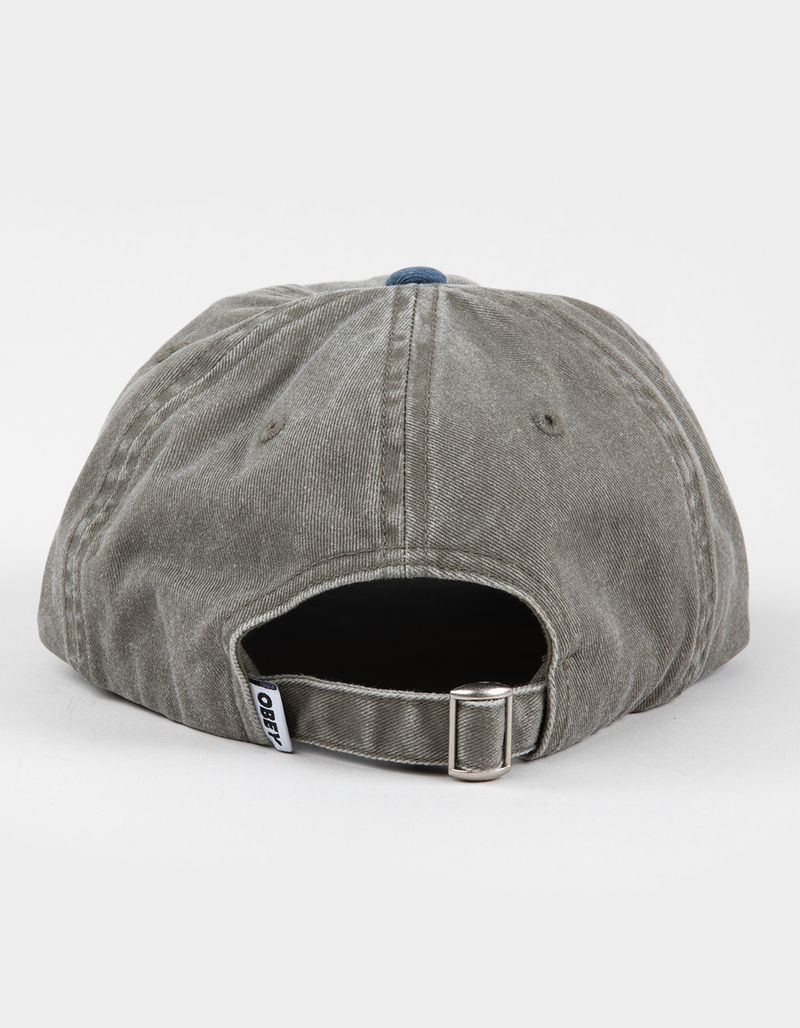 OBEY Pigment 2 Tone Lowercase Strapback Hat image number 2