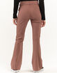 RSQ Womens Low Rise Seamed Flared Pants image number 4