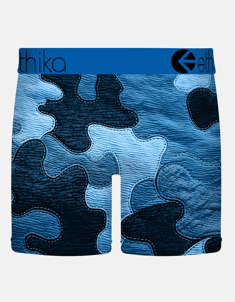 ETHIKA Bomber Denim Blues Mid Mens Boxer Briefs image number 1
