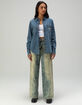 GUESS JEANS Long Sleeve Denim Button Up Womens Shirt image number 2