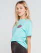 SANTA CRUZ Cloud Check Womens Tee image number 3
