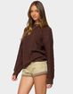 EDIKTED Jessy Cable Knit Oversized Sweater image number 2