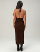 NECTAR CLOTHING Womens Halter Midi Dress image number 4