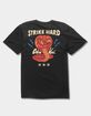 COBRA KAI Strike Hard Cobra Kai Unisex Tee image number 2