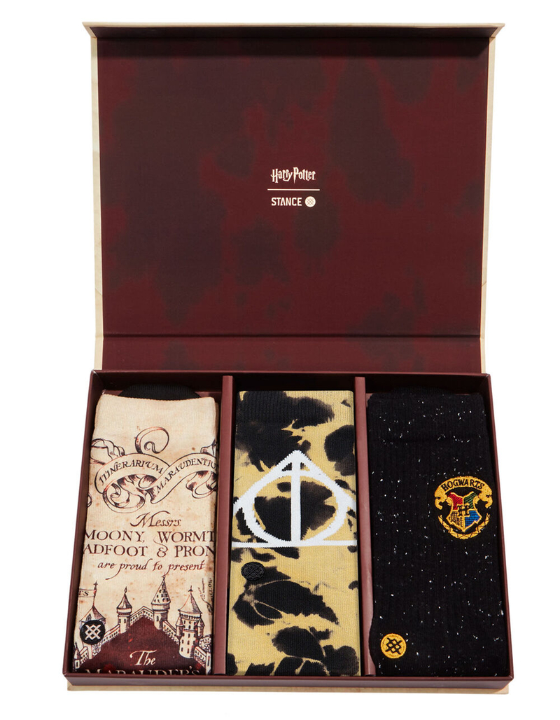 STANCE Harry Potter Sorting Hat Mens Crew Socks Box Set image number 3