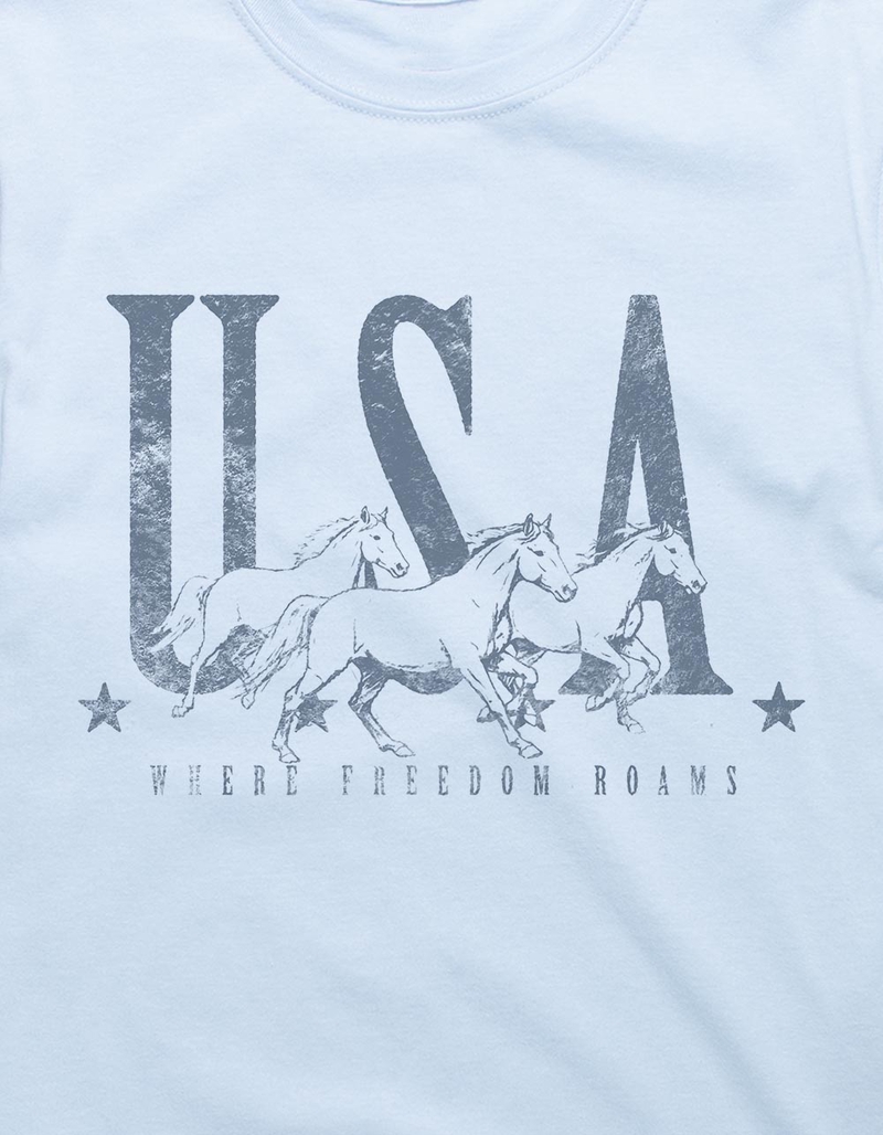 USA Freedom Roams Unisex Tee image number 1