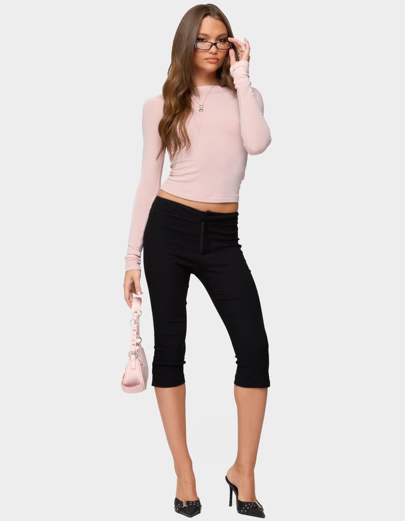 EDIKTED Embry Boat Neck Raglan Top image number 4