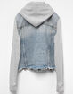 BLANK NYC Be Like That Girls Fleece Denim Jacket image number 2