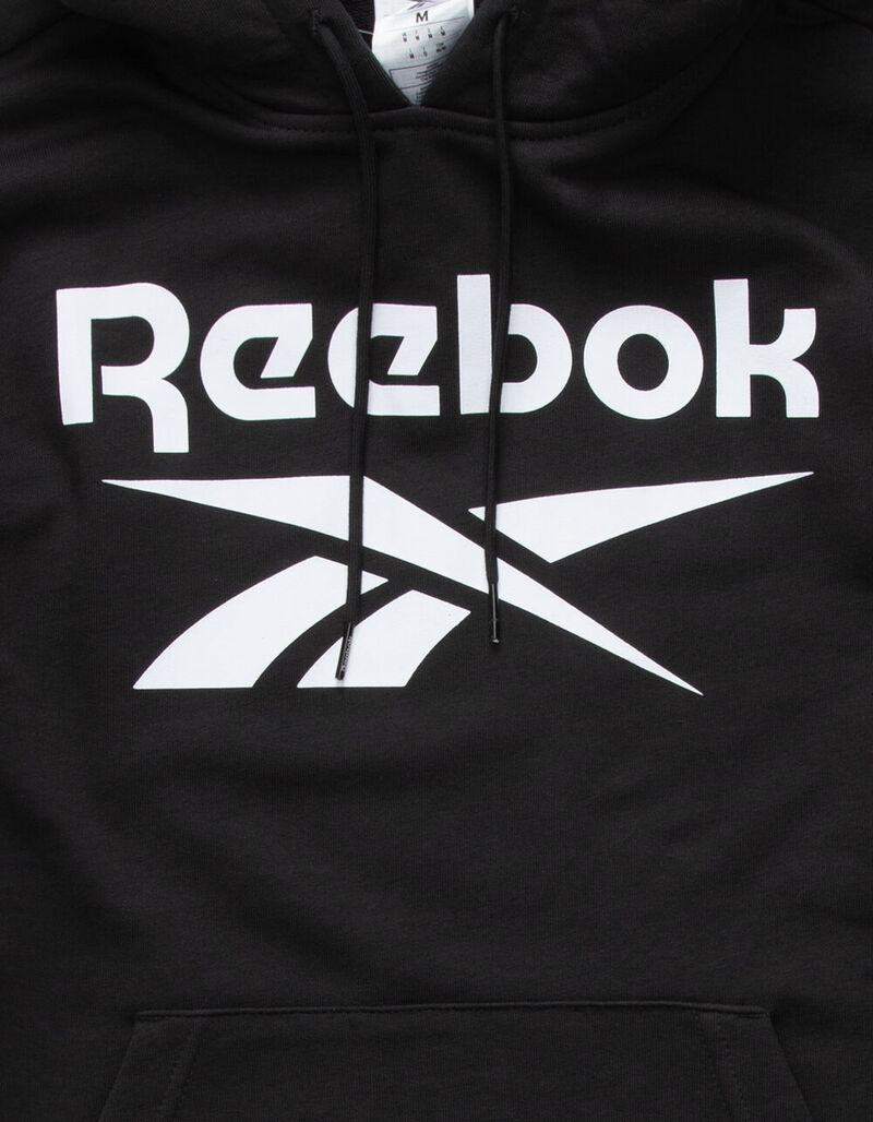 REEBOK Identity Big Logo Mens Hoodie - BLACK - 396332100