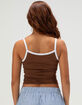 RSQ Womens California Embroidered Tank Top image number 4