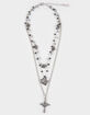 FULL TILT Layered Cross/Rose Necklace image number 1