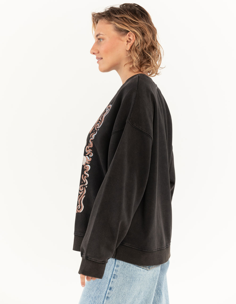 ROXY Mystic Morning Hike Womens Oversized Sweatshirt image number 1