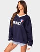 EDIKTED France Oversized Sweatshirt image number 3