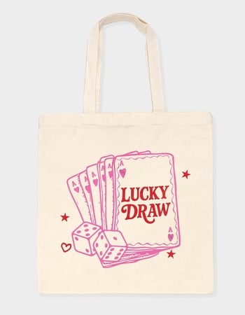 LUCK Lucky Draw Cards Unisex Tote Bag Alternative Image