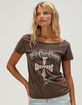 WEST COAST CHOPPERS Game Stays The Same Womens Off The Shoulder Tee image number 1