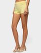 EDIKTED Rosie Scalloped Knit Shorts image number 2