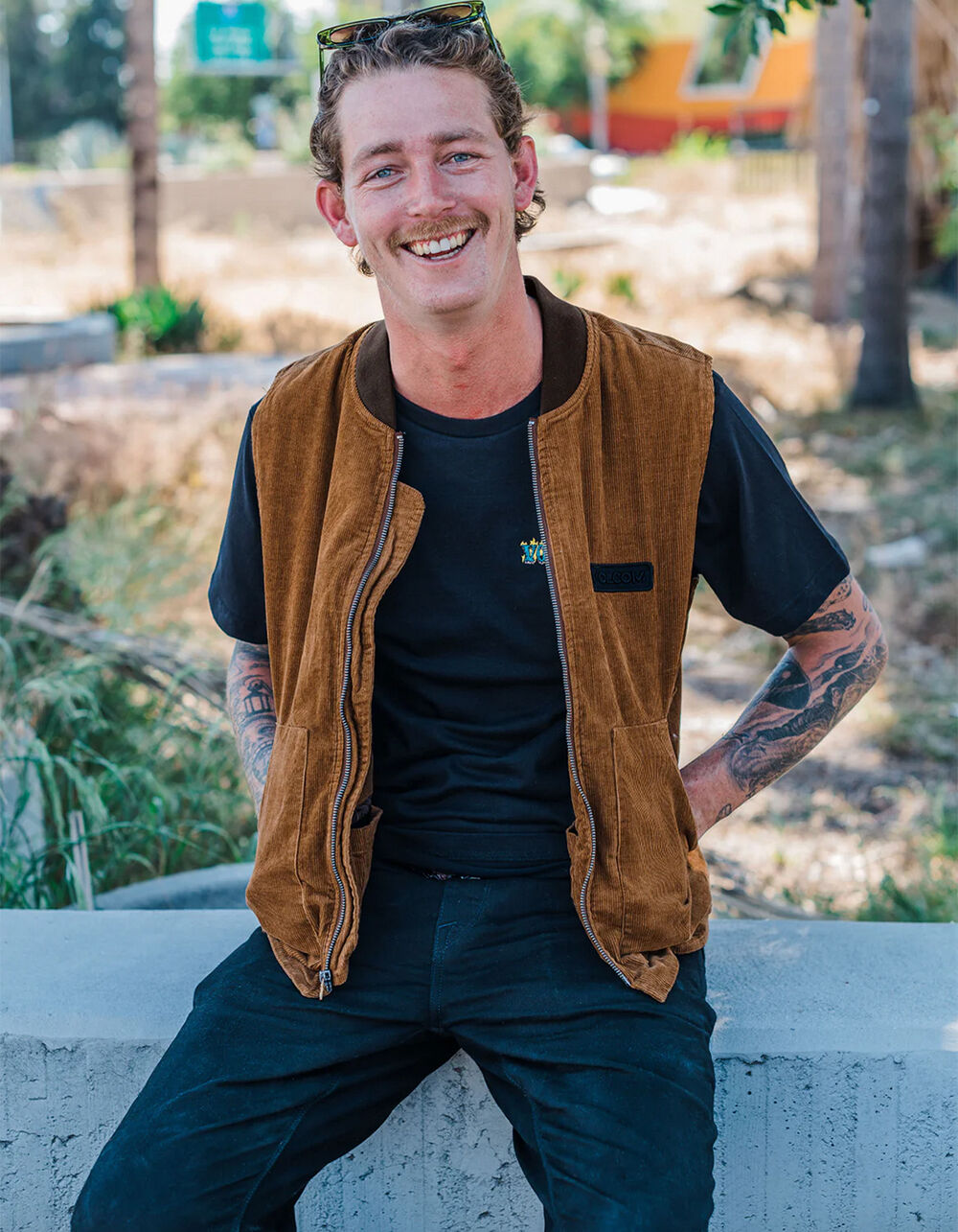 VOLCOMベスト VOLCOM Skate Vitals Collin Provost Mens Vest - KHAKI | Tillys