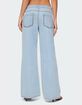 EDIKTED Stassie Studded Low Rise Jeans image number 5