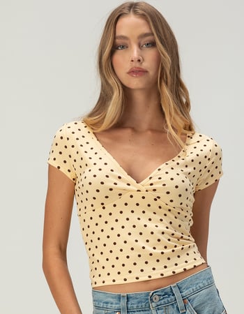 TILLYS Womens Surplice Tee Primary Image