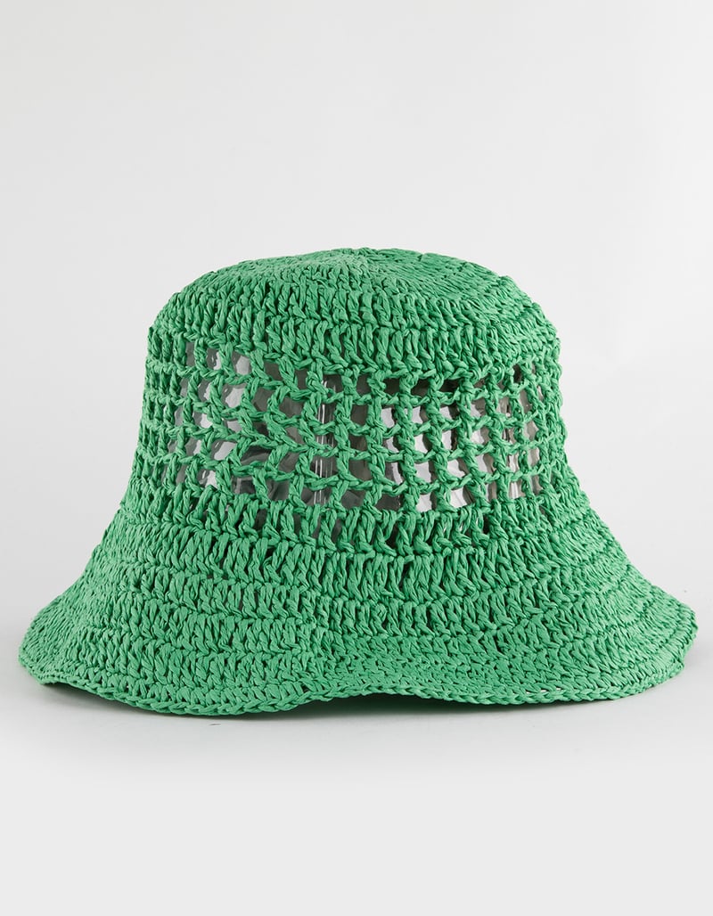 Straw Womens Bucket Hat image number 0