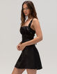 LULUS Satin Jacquard Womens Dress image number 3