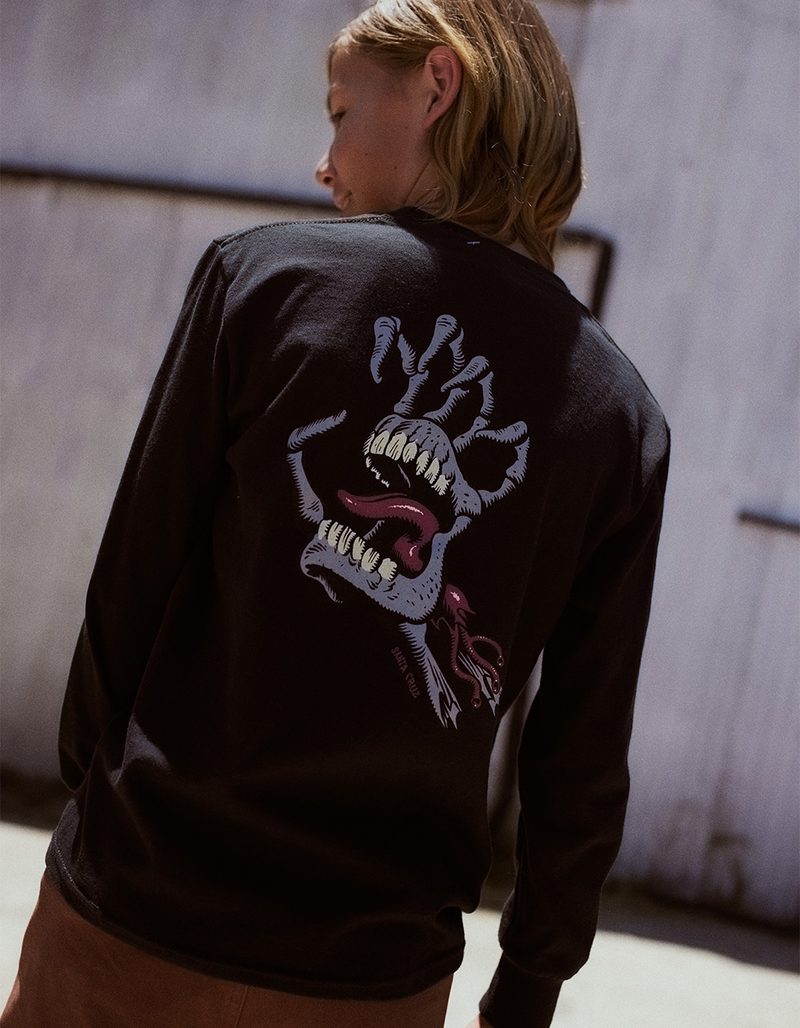 SANTA CRUZ Bone Hand Boys Long Sleeve Tee image number 0