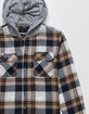 RSQ Boys Plaid Hooded Flannel image number 2