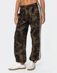 EDIKTED Camo Contrast Striped Sweatpants image number 1