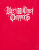 WEST COAST CHOPPERS Red Wings Mens Tee image number 4