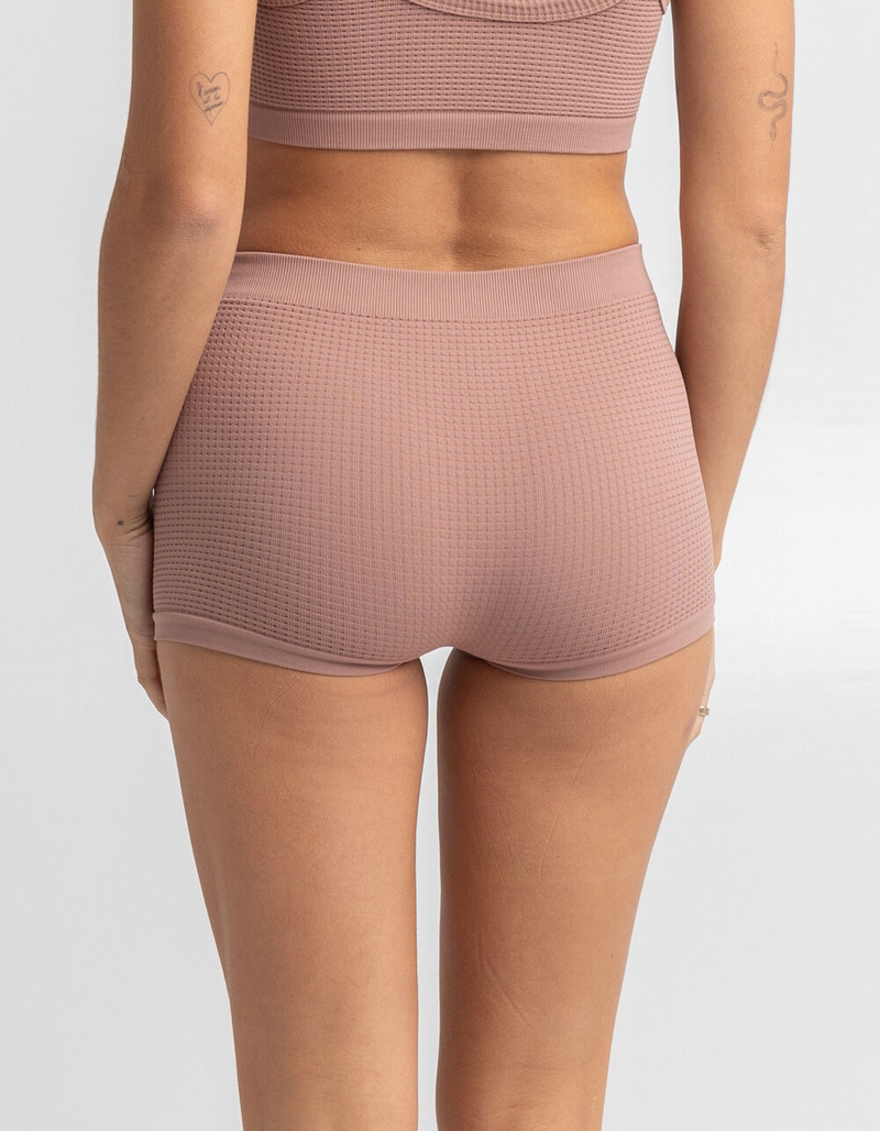 SKY AND SPARROW Stretchy Waffle Boyshorts image number 2