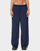 EDIKTED Mercer Pinstripe Wide Leg Sweatpants image number 1