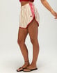 ADIDAS Originals Pinstripe Firebird Womens Shorts image number 4