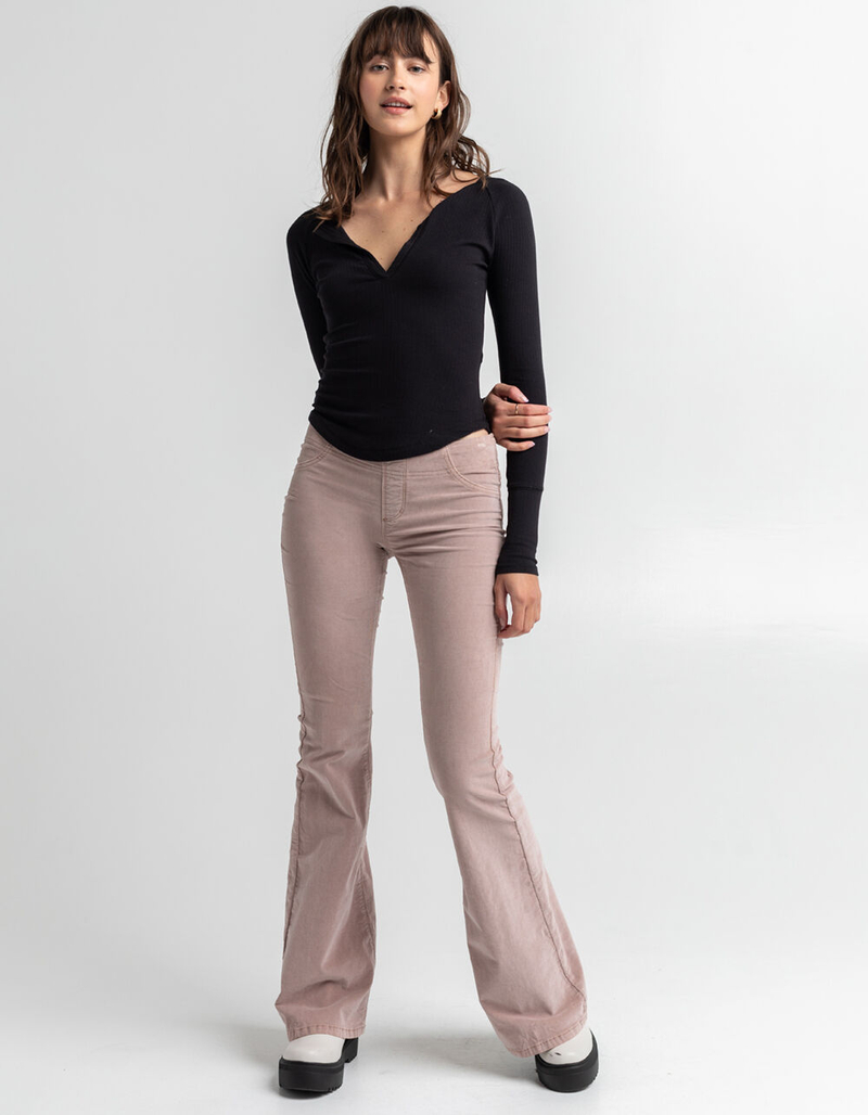 FREE PEOPLE Pull On Corduroy Flare Pants image number 0