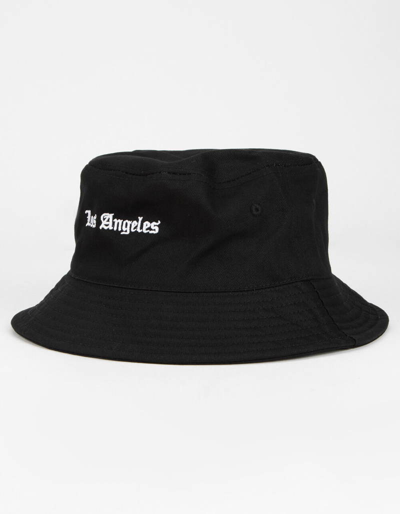 BLUE CROWN Los Angeles Black Bucket Hat image number 0
