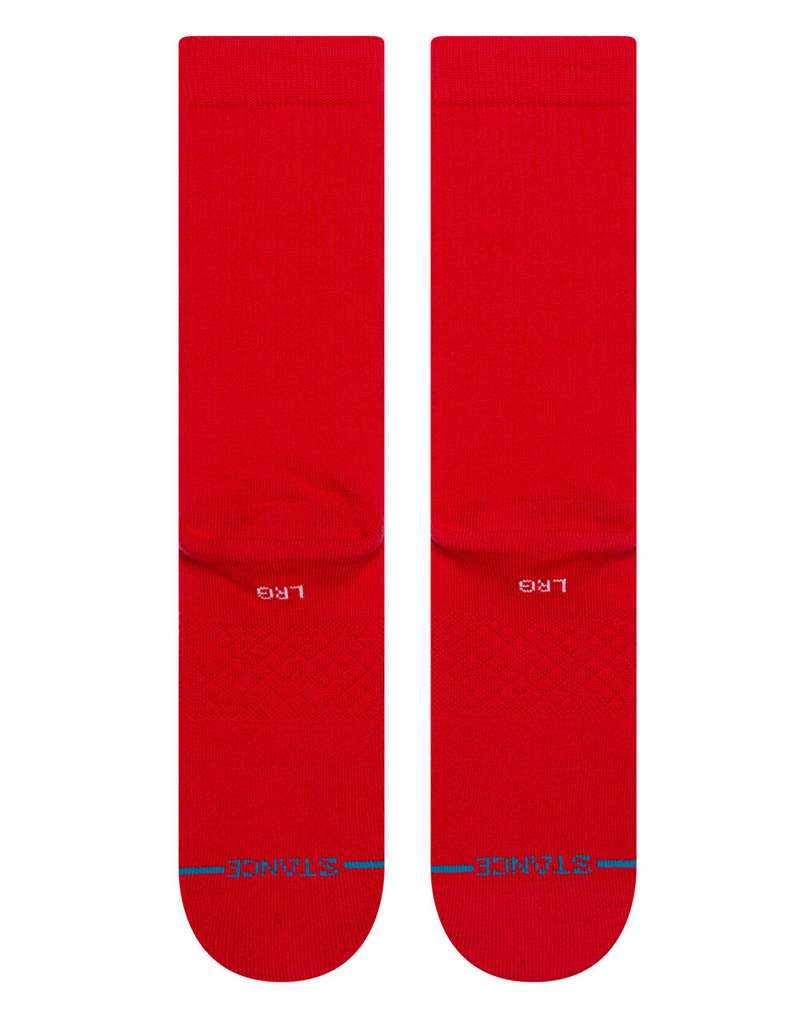 STANCE Icon Mens Crew Socks RED Tillys